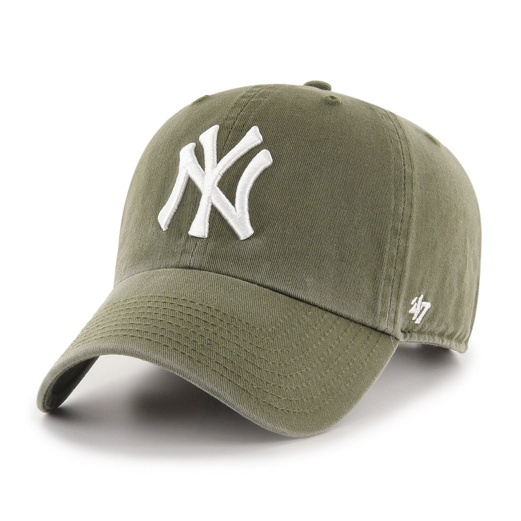 New York Yankees MLB 47 Brand Men's Sandalwood/White Clean Up Adjustable Hat