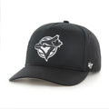 Toronto Blue Jays MLB 47 Brand Men's Black & White Sure Shot Hitch Adjustable Hat