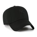New York Yankees MLB 47 Brand Men's Black on Black Contemporary Clean Up Adjustable Hat