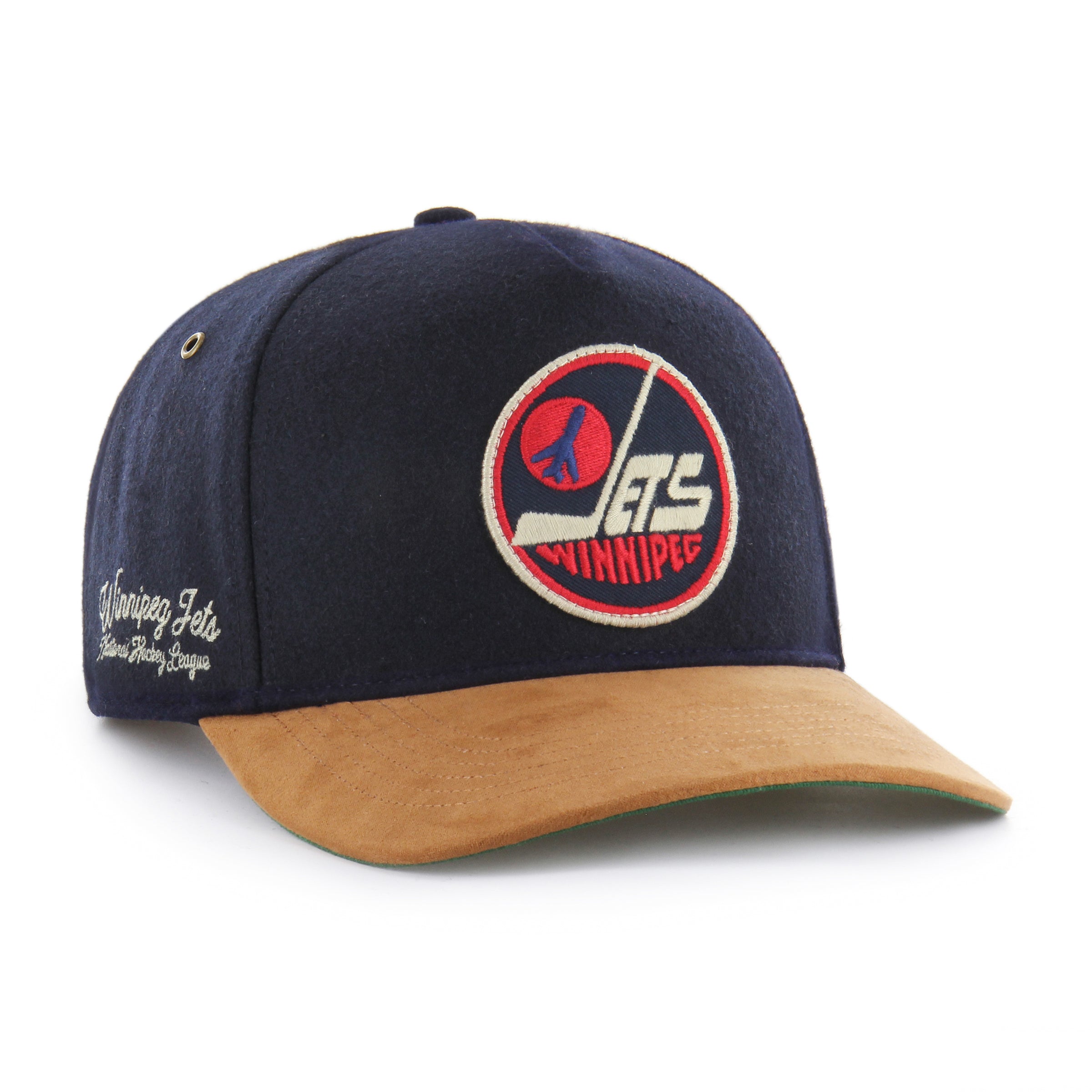 Winnipeg Jets NHL 47 Brand Men's Navy Golden Age Hitch Adjustable Hat