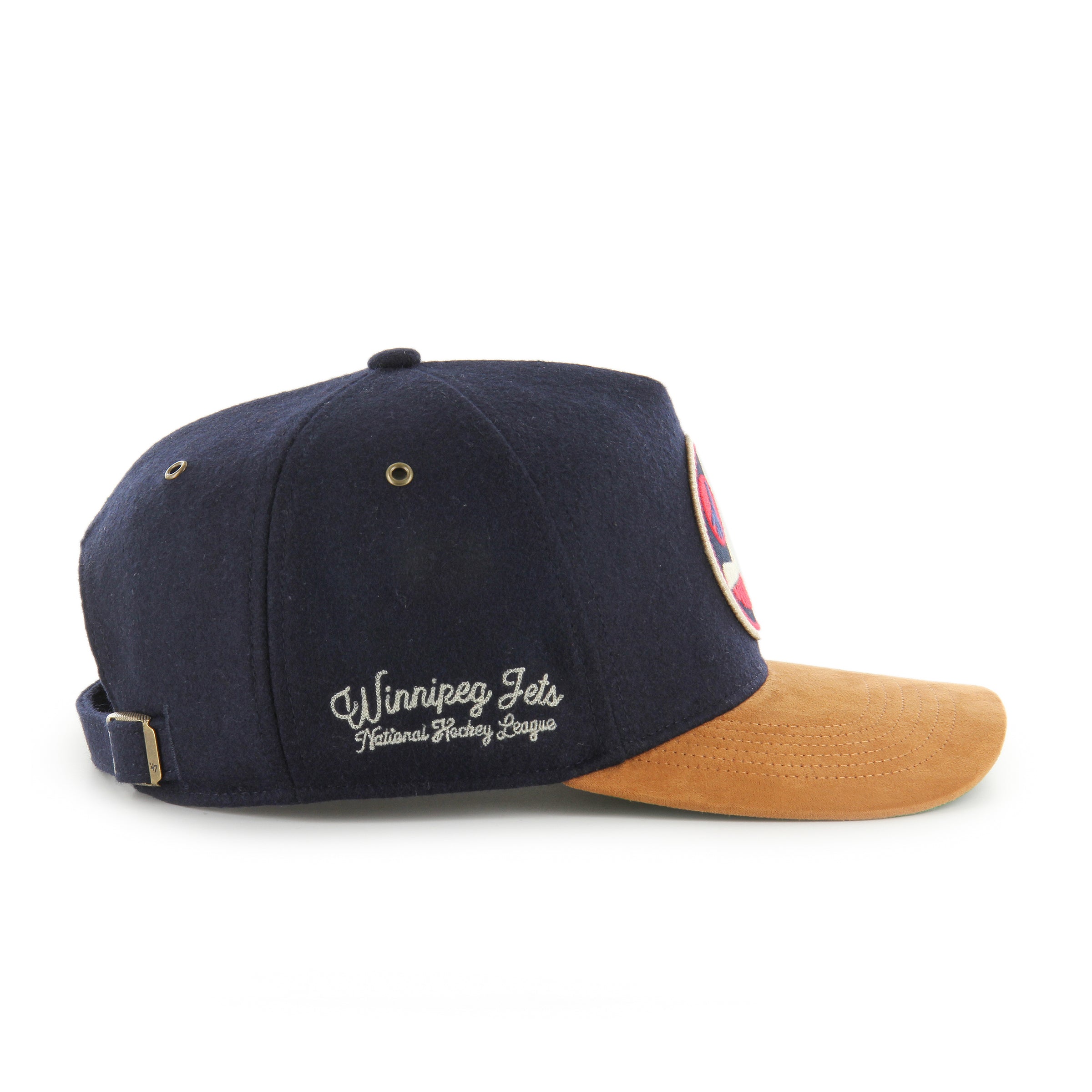 Winnipeg Jets NHL 47 Brand Men's Navy Golden Age Hitch Adjustable Hat