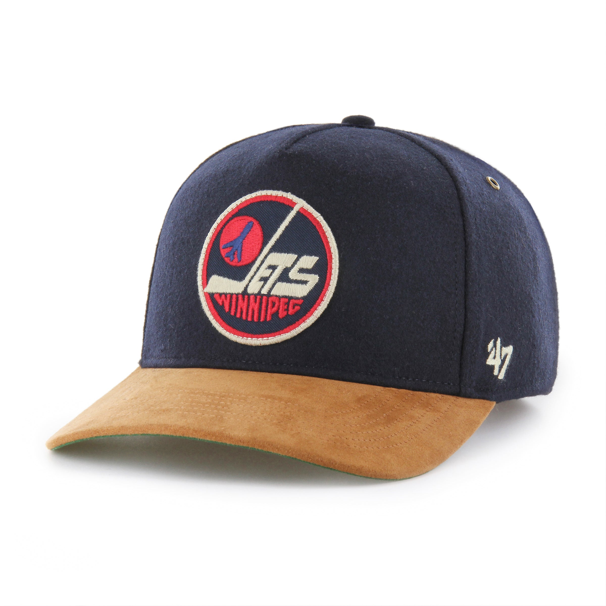 Winnipeg Jets NHL 47 Brand Men's Navy Golden Age Hitch Adjustable Hat