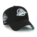 Vancouver Canucks NHL 47 Brand Men's Black Mint Double Under Clean Up Adjustable Hat