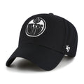 Edmonton Oilers NHL 47 Brand Men's Black White MVP Sure Shot Snapback