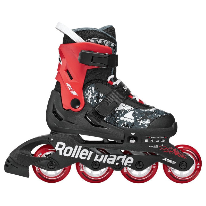 Rollerblade Microblade SL Black Red Kids Skates