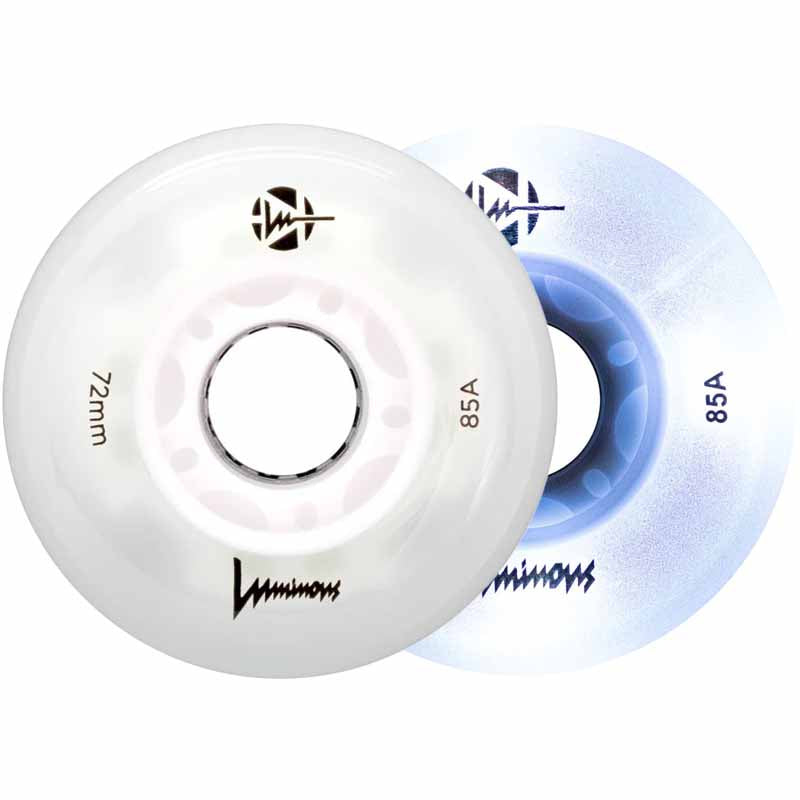 Luminous LED 72mm/85A Wheels (Pack of 4)