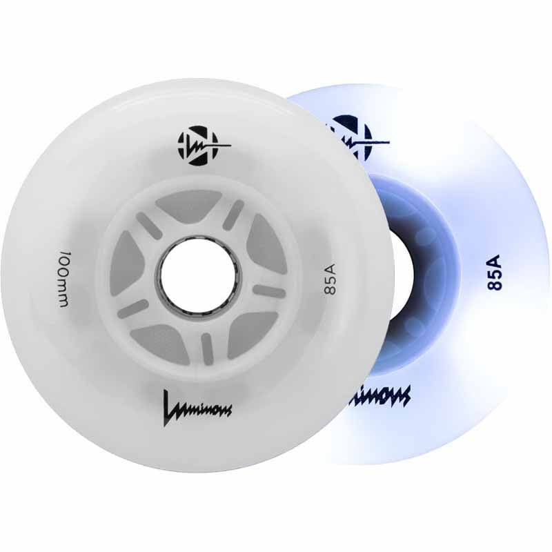 Luminous LED 100mm/85A Wheels (Pack of 3)