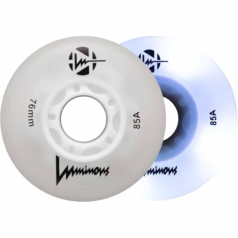 Luminous LED 76mm/85A Wheels (Pack of 4)