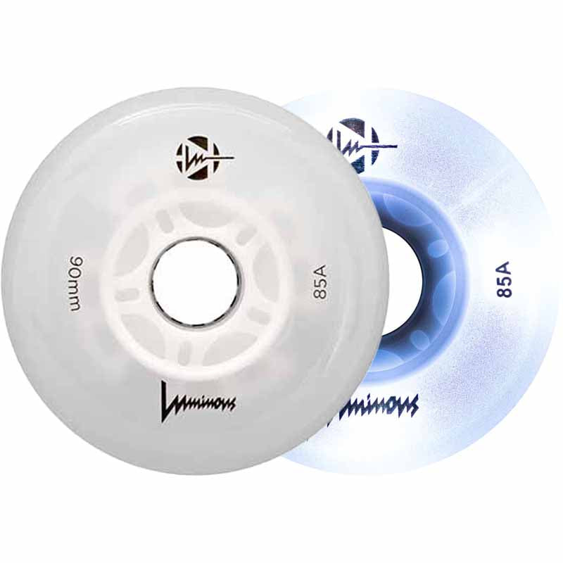 Luminous LED 90mm/85A Wheels (Pack of 4)