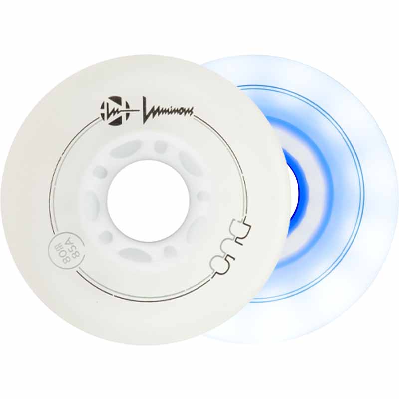 Luminous LED Duo 80mm/85A Wheels (Pack of 4)