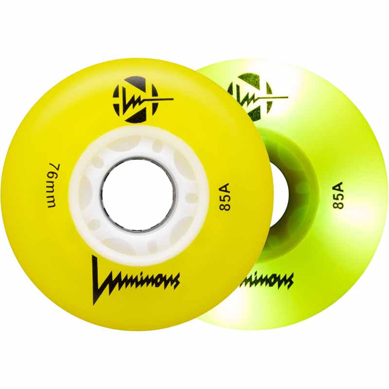 Luminous LED 76mm/85A Wheels (Pack of 4)