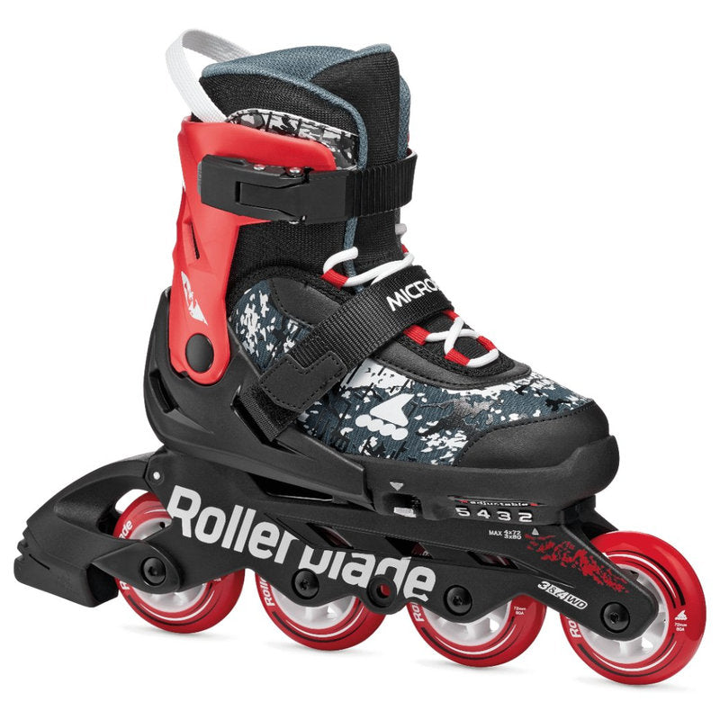Rollerblade Microblade SL Black Red Kids Skates